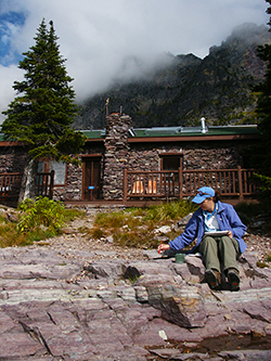 Photo of Dining Hall at Sperry Chalet, Glacier National Park, Mt, by John Hulsey